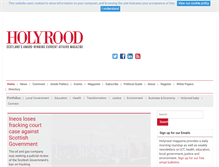 Tablet Screenshot of holyrood.com